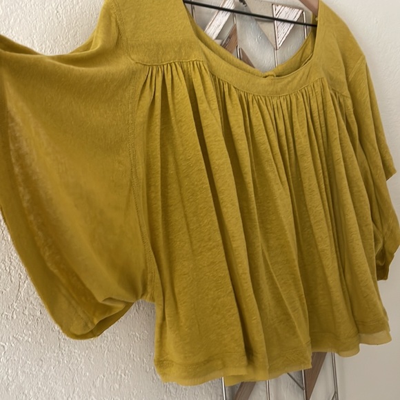 Free People sun setter linen blend top - Picture 7 of 13